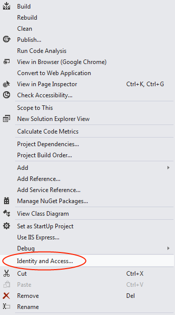 IdentityAndAccessOption